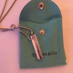 Tiffany bar necklace